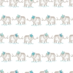 papel pintado elefantes