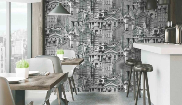 papel pintado para bares y restaurantes