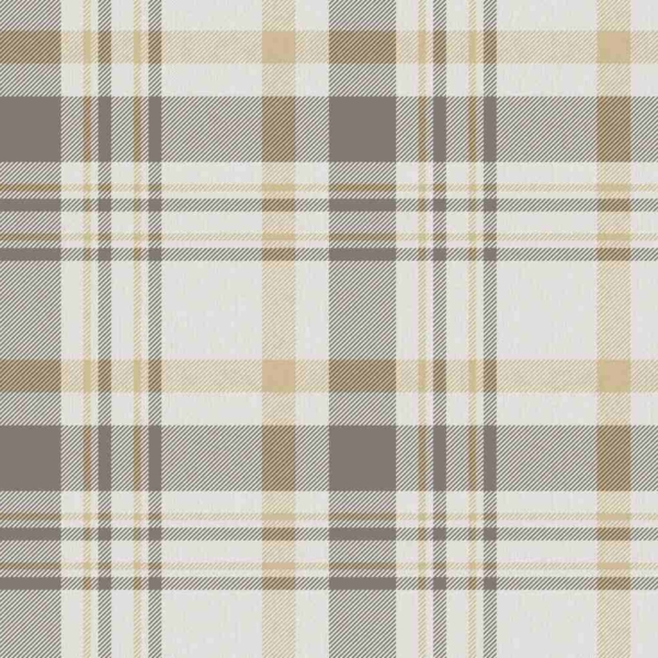 Papel pintado cuadros escoceses gris y beige lavable para decoración de paredes