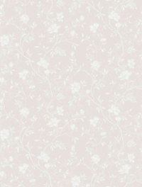 Papel pintado de flores con fondo beige