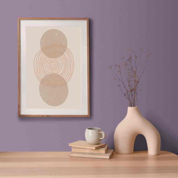Papel pintado liso morado