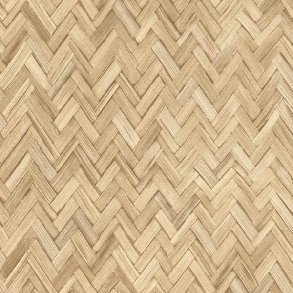 Papel pintado estilo espiga marron