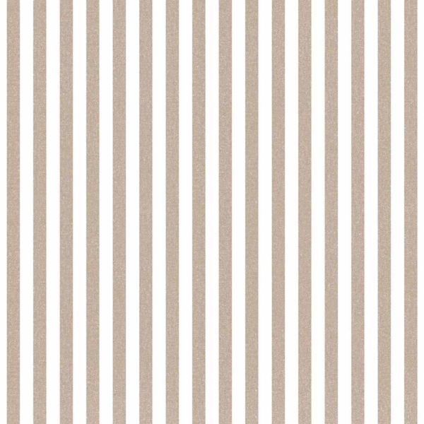 papel pintado rayas finas marrones y blancas