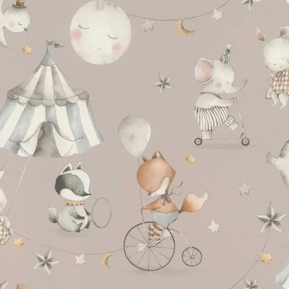 Papel Pintado Circo Animales