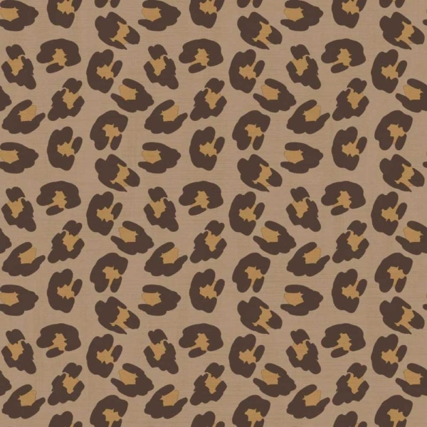 Papel Pintado Leopardo Marrón Claro