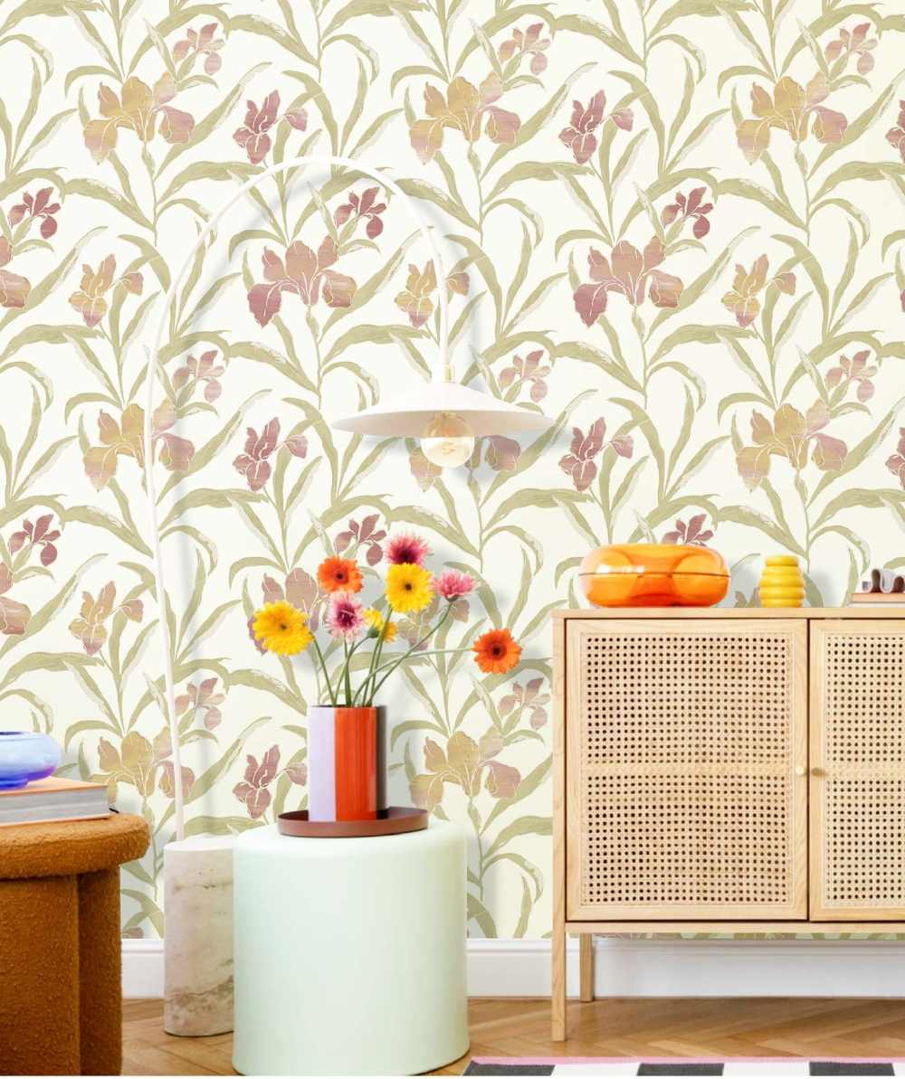 Papel Pintado Salvia Rosa