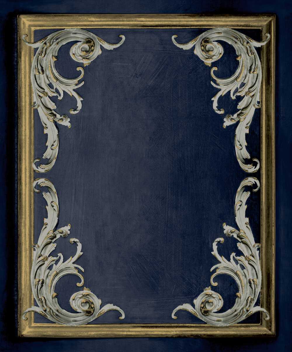 Papel Pintado Cuadro Fondo Azul Oscuro